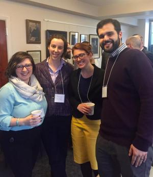  Marissa Glynias (Yale doctoral student in ethnomusicology), Martha Brundage, Emilie Coakley, and Adam Perez (M.A.R. ’16)