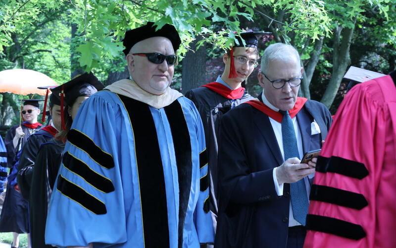 Faculty in procession