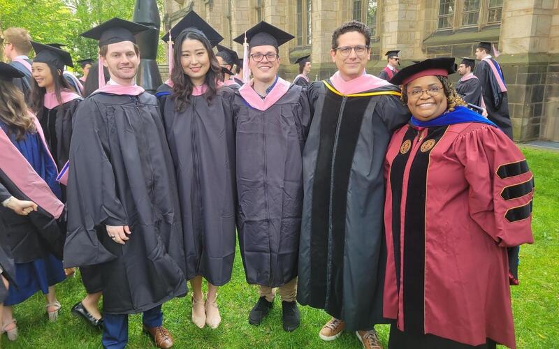 Graduates with Yale Camerata Conductor Felicia Brown