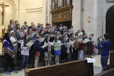  ISM students and faculty sing motets by Casals and Victoria in the Monasterio de Santo Domingo in Silos