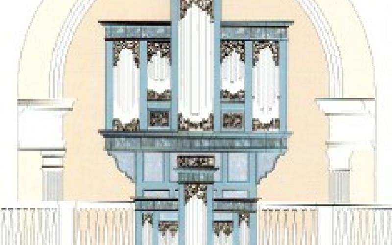 Marquand T&B Organ Installation drawing