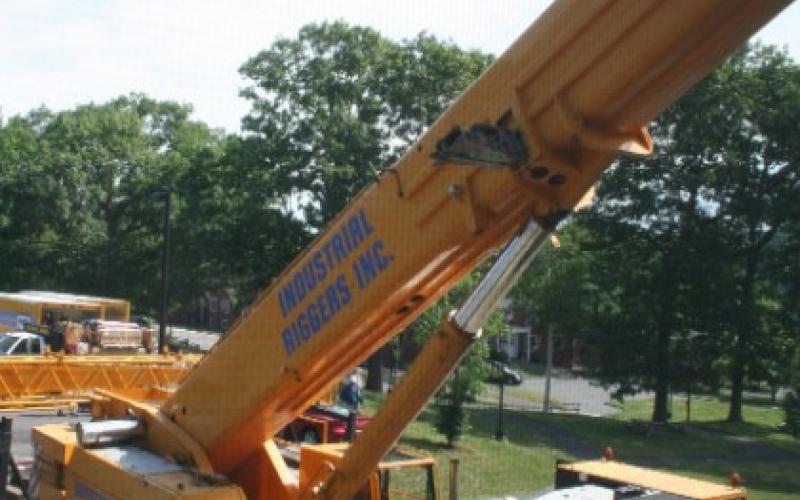 Marquand T&B Organ Installation with crane