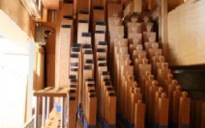 Marquand T&B Organ Installation inside progress