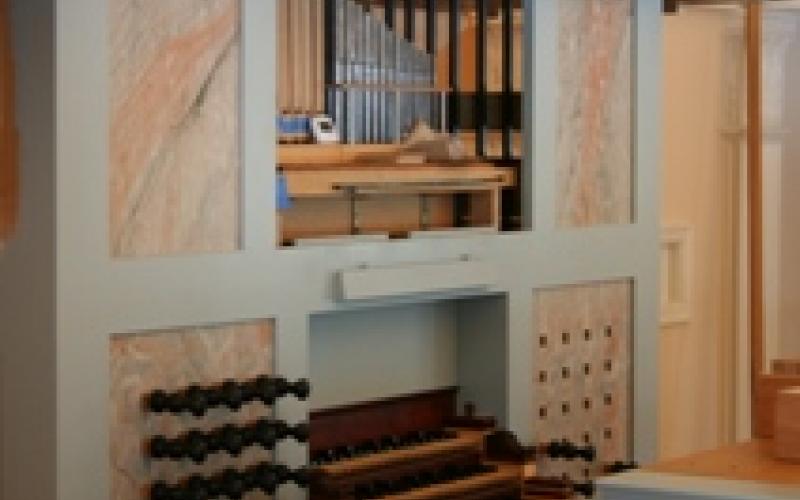 Marquand T&B Organ Installation inside progress