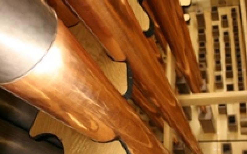 Marquand T&B Organ Installation pipes