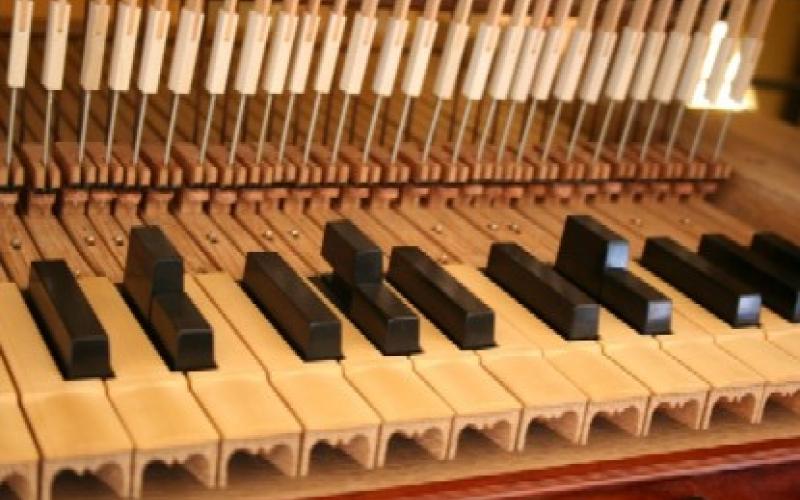 Marquand T&B Organ Installation keyboard progress