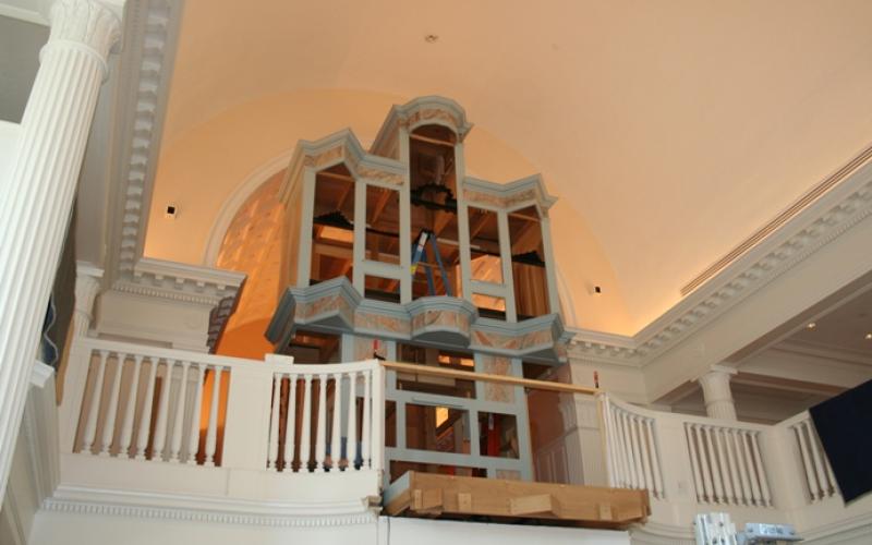 Marquand T&B Organ Installation inside progress