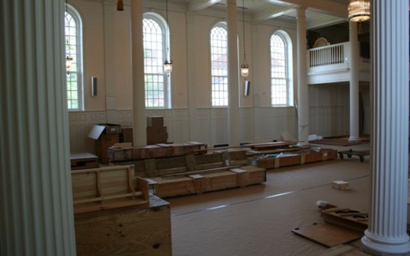 Marquand T&B Organ Installation inside progress