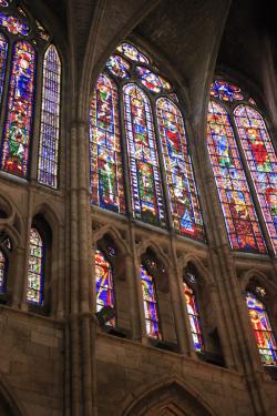 Stained-glass windows of the Leon Cathedral–the inspiration 