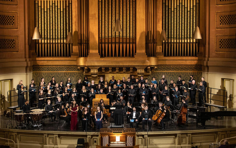 Yale Camerata Advent Concert in Woolsey Hall 