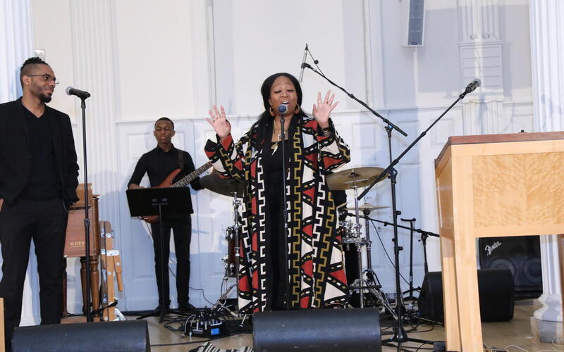 Nedelka F. Prescod singing