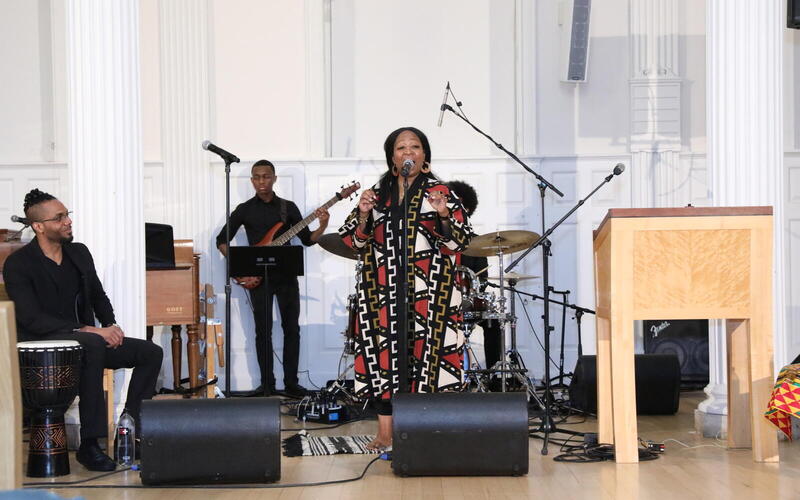 Nedelka F. Prescod singing