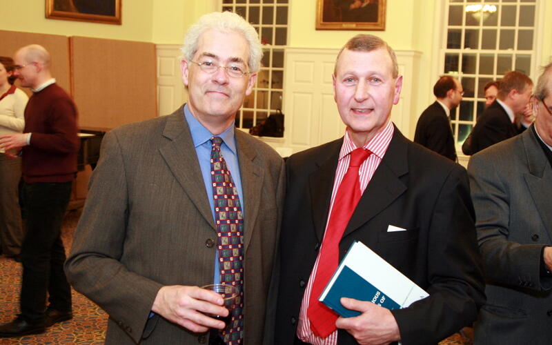 Bryan Spinks with colleague
