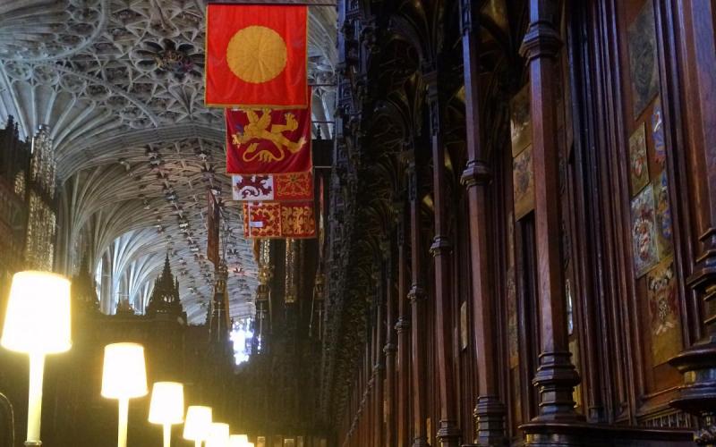 Choir stalls at St. George's Chapel, Windsor