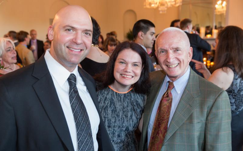 Faculty members at the celebration