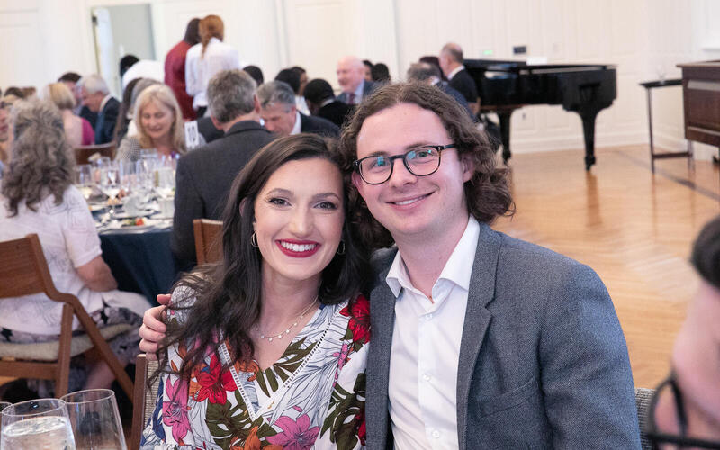 Meghan Stoll (M.M. ’21) and Michael Lukin