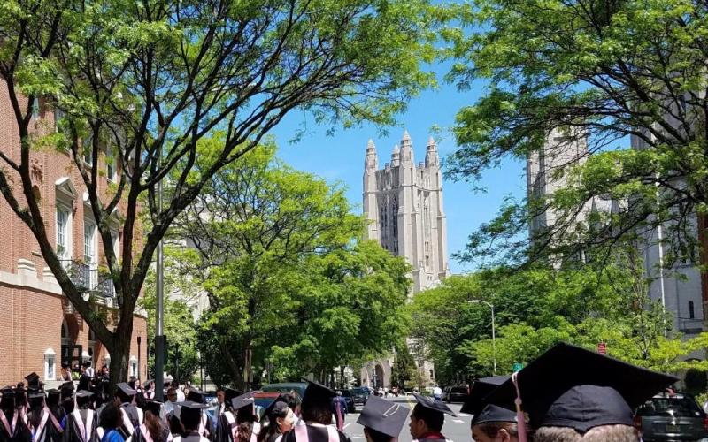 Music graduates make their way to Sprague for commencement