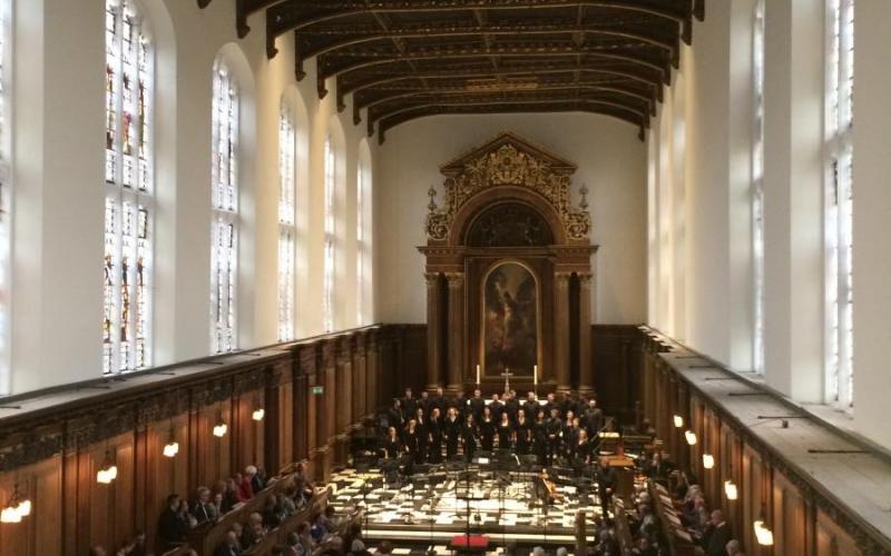 Schola and Juilliard415 perform in Trinity College Chapel, Cambridge