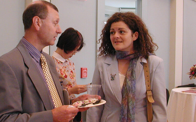 Bryan Spinks with student