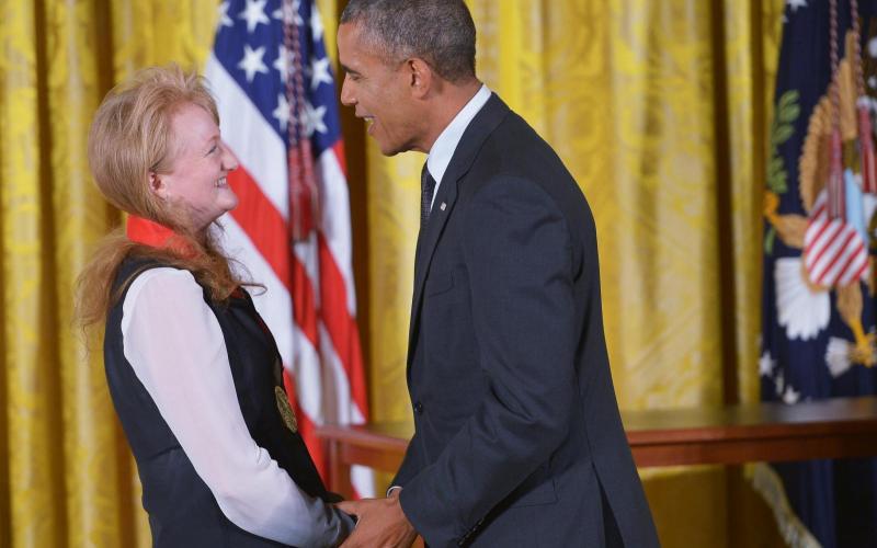 Tippett receives the National Humanities Medal in 2014 (publicbroadcasting.net)