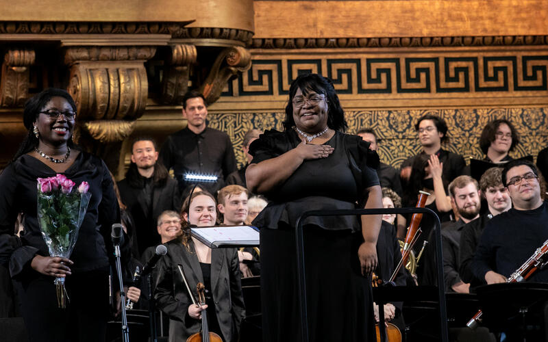 Dr. Felicia Barber conducting