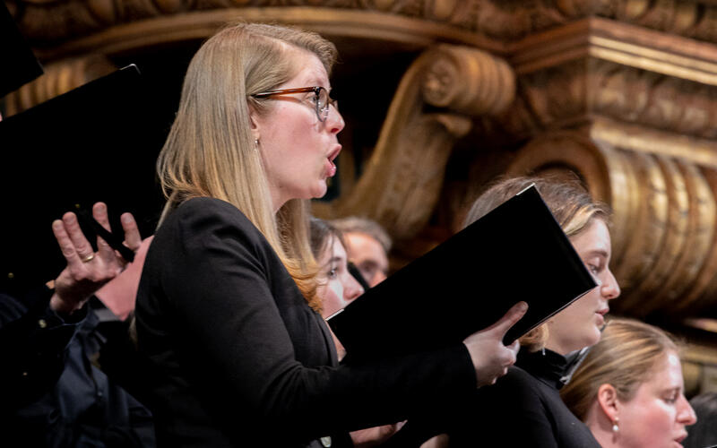 Camerata singer performing