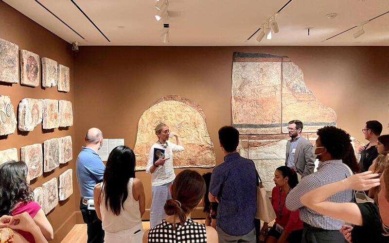 Tour at the Yale Art Gallery