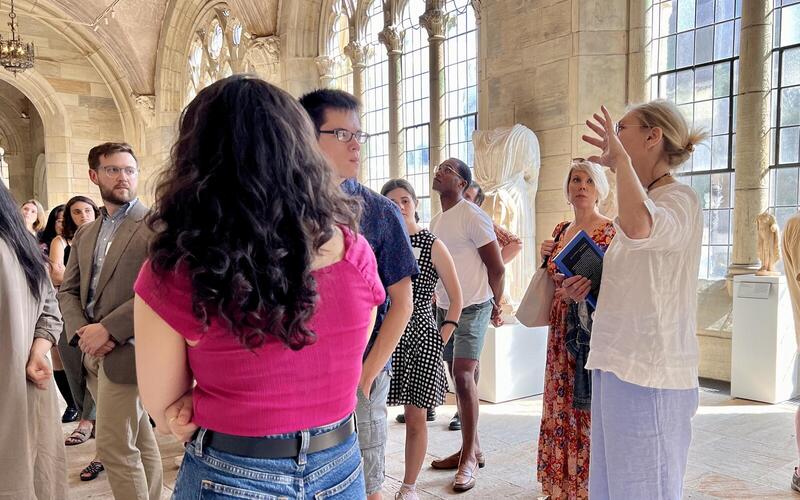 Tour at the Yale Art Gallery