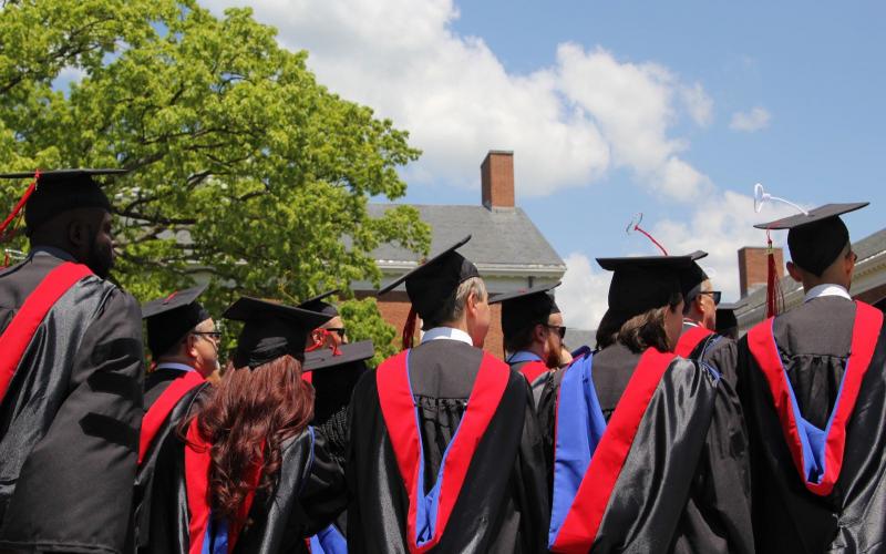 graduate students from the back