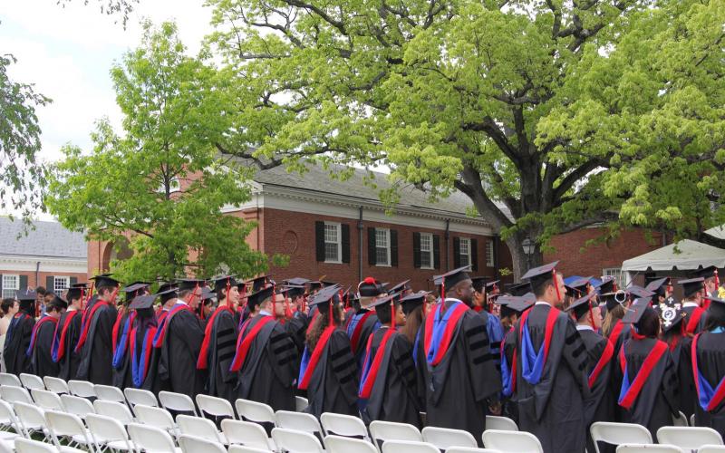 graduate students from the back