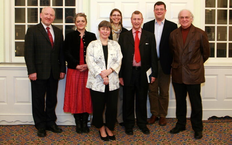 Bryan Spinks with colleagues