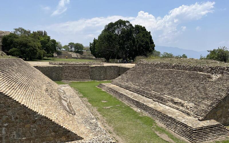 Ceremonial area at Monte Albán