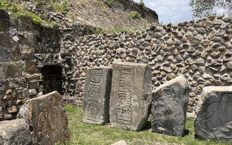 Stone carvings at Monte Albán