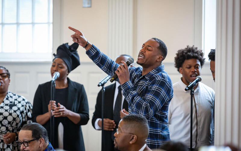 Gospel Choir singing