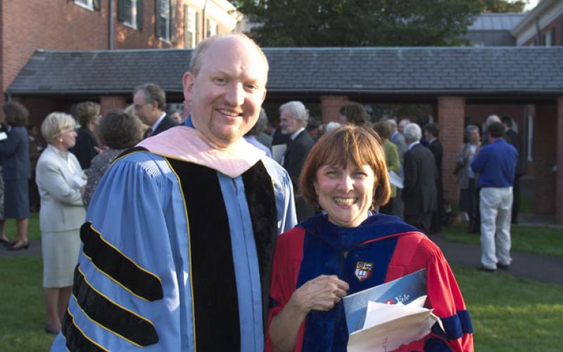 Martin Jean and Margot Fassler, Commencement 2002