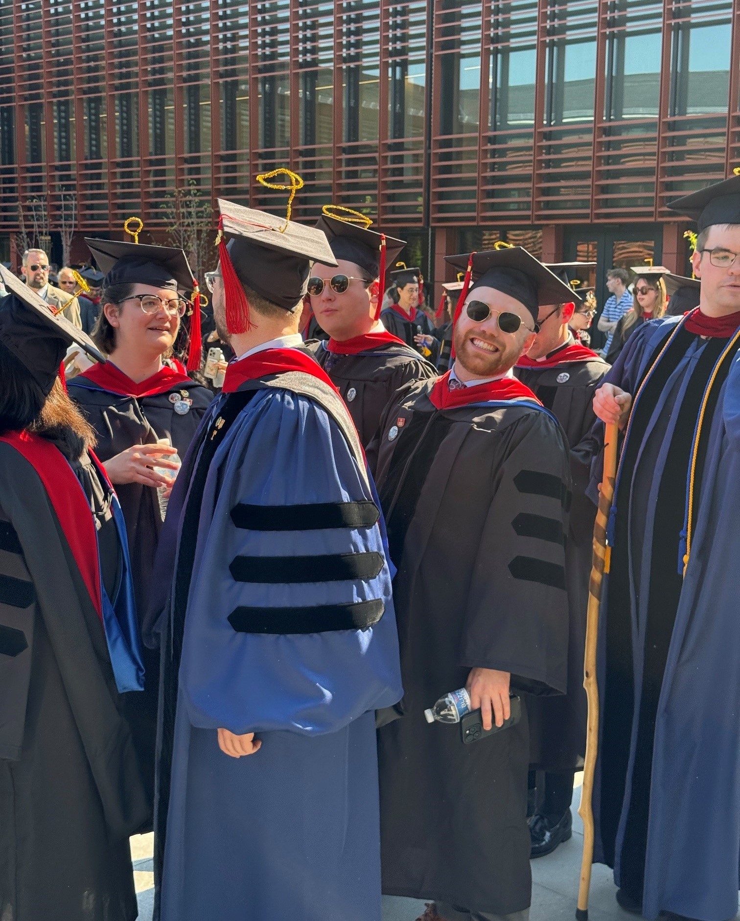 Yale Divinity School graduates in regalia