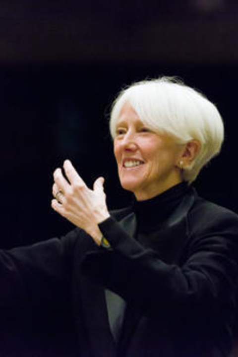 Marguerite L. Brooks conducting