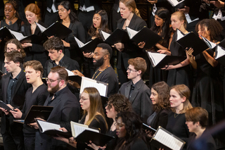 Schola concert at Yale's Woolsey Hall