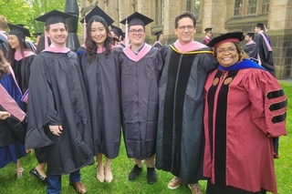 Graduates with Yale Camerata Conductor Felicia Brown