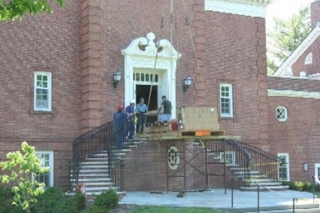 Marquand T&B Organ Installation outside view