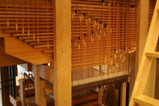 Marquand T&B Organ Installation inside progress