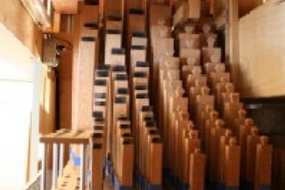 Marquand T&B Organ Installation inside progress