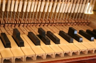 Marquand T&B Organ Installation keyboard progress