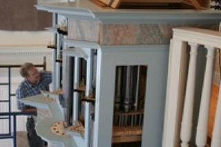 Marquand T&B Organ Installation inside progress