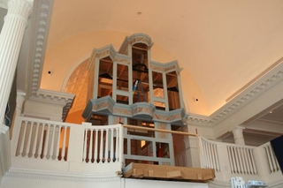 Marquand T&B Organ Installation inside progress