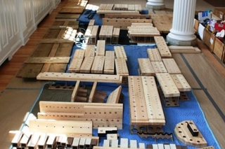 Marquand T&B Organ Installation inside materials