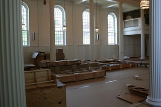 Marquand T&B Organ Installation inside progress