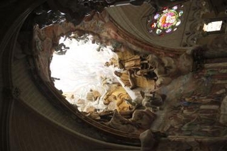 Skylight in the Toledo cathedral above the side chapel