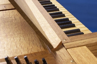 Continuo Organ - detail keyboard
