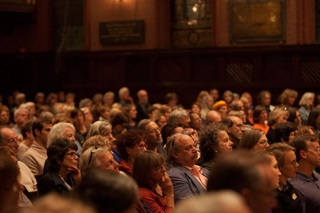 Audience at the talk (photo by Tyler Gathro)